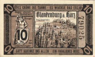 Német Birodalom / Weimari Köztársaság / Blankenburg 1920. 5Pf + 10Pf(2x) + 25Pf + 50Pf 5klf db, telj...