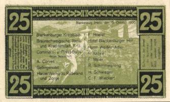 Német Birodalom / Weimari Köztársaság / Blankenburg 1920. 5Pf + 10Pf(2x) + 25Pf + 50Pf 5klf db, telj...