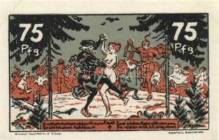 Német Birodalom / Weimari Köztársaság / Brocken 1921. 10Pf +25Pf + 50Pf + 75Pf 4klf db, teljes sor T...