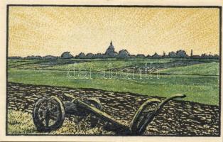 Német Birodalom / Weimari Köztársaság / Burg auf Fehmarn D.N. 25Pf + 50Pf + 75Pf 3klf db, teljes sor...