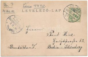 1902 Szeged, utca. Szecessziós montázs, photo (EK)