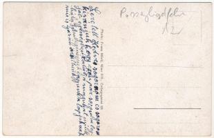 Pozsonyligetfalu, Engerau an der Donau, Petrzalka (Bratislava); Dunaj gőzös, lezárt hídfő német kato...