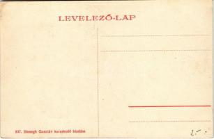 Perlak, Prelog; Gáspárics Márk emlékszobor, templom. Sümegh Gusztáv kiadása / statue, church (r)