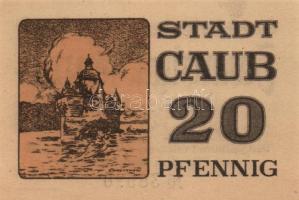 Német Birodalom / Weimari Köztársaság / Caub D.N. 10Pf + 20Pf + 25Pf + 50Pf 4klf db, teljes sor T:I