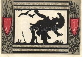 Német Birodalom / Weimari Köztársaság / Detmold 1920. 50Pf(10x) 10klf db, teljes sor T:I