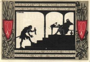 Német Birodalom / Weimari Köztársaság / Detmold 1920. 50Pf(10x) 10klf db, teljes sor T:I