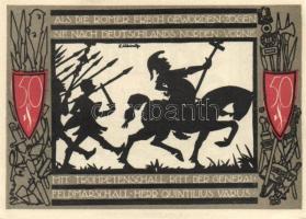 Német Birodalom / Weimari Köztársaság / Detmold 1920. 50Pf(10x) 10klf db, teljes sor T:I