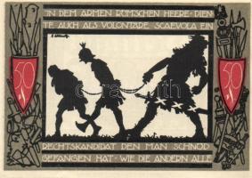 Német Birodalom / Weimari Köztársaság / Detmold 1920. 50Pf(10x) 10klf db, teljes sor T:I