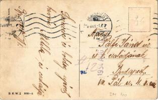 1918 Boldog Új évet! / New Year. B.K.W.I. 3090-5. s: Mela Koehler