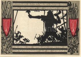 Német Birodalom / Weimari Köztársaság / Detmold 1920. 50Pf(10x) 10klf db, teljes sor T:I