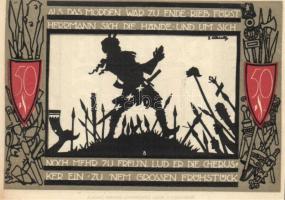 Német Birodalom / Weimari Köztársaság / Detmold 1920. 50Pf(10x) 10klf db, teljes sor T:I