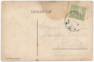 Cegléd, Izraelita templom, zsinagóga. Sebők Béla kiadása / synagogue (fa)