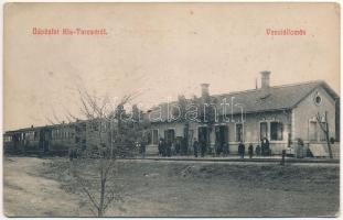 1910 Kistarcsa, Kis-Tarcsa; vasútállomás, vonat (HÉV) (EK)