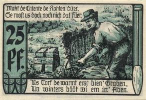 Német Birodalom / Weimari Köztársaság / Diepholz 1921. 25Pf + 50Pf + 75Pf 3klf db, teljes sor T:I