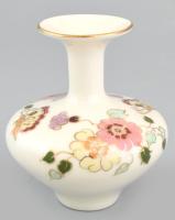 Zsolnay pillangó mintás váza. Kézzel festett, jelzett, hibátlan 8,5 cm