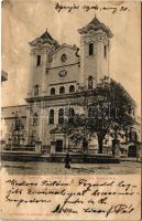 1904 Eperjes, Presov; Szent Ferenc rendiek temploma. Cattarino S. kiadása 159. / church (felszíni sérülés / surface damage)