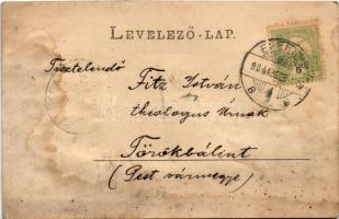 1904 Eperjes, Presov; Szent Ferenc rendiek temploma. Cattarino S. kiadása 159. / church (felszíni sé...