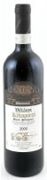 2000 Wunderlich Villányi Kékoportó, Blauer Portugieser, bontatlan palack száraz vörösbor, pincében szakszerűen tárolt, 12,5%, 0,75l.