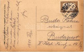 1922 Kalaznó (Tolna), Fő utca, Hangya szövetkezet üzlete és saját kiadása (EK)