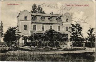 1903 Balatonlelle, Lelle; Balaton szálloda. Steiner László kiadása (EK)