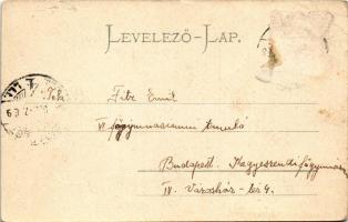 1905 Vác, Derecskei tó. Mayer Sándor kiadása (felszíni sérülés / surface damage)