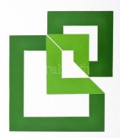 Gáyor Tibor (1929-): Kötések (Geometrikus struktúra), 2006/2016. Kollázs, papír, jelezve jobbra lent...