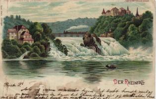Rheinfall hold to light litho (Eb)