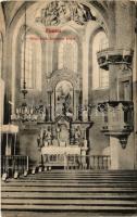 1911 Újszász, Római katolikus templom oltára, belső (fl)