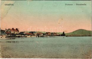 1911 Orsova, Dunasor / Donauzeile / Danube riverside (EB)