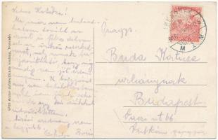 1918 Trencsén, Trencín; zsinagóga. Andor dohánytőzsde kiadása / synagogue (EB)