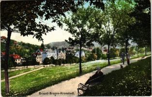 1909 Brassó, Kronstadt, Brasov; park