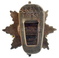 1939. "Magyar Érdemrend Nagykeresztjének csillaga" zománcozott miniatűr gomblyukjelvénye, ...