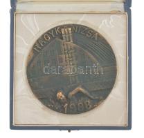 1988. "Nagykanizsa 1988" öntött, bronz úszósport emlékérem dísztokban. Szign.: Bálits (113...