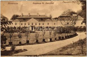 1917 Klemensów, Rezydencja Hr. Zamojskich / castle + K.u.k. Infanterieregiment Superarbitrierungs-Abteilung (EB)