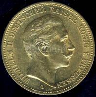 Német Birodalom/Császárság/Poroszország 1901A 20M Au 7,965g T:2-/3 kis ph
