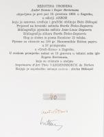 André Doms: Native L'Entaille - Rezontina Urodena. Roger Bertemes: 13 gravures. Arbor 6. Zagreb...