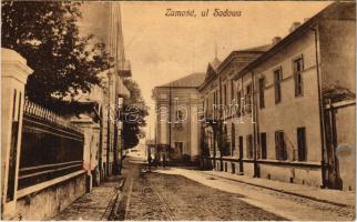 Zamosc, Ul. Sadowa / street + K.u.k. Infanterieregiment Schoedler No. 30. Superarbitrierungs-Abteilung