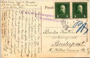 1917 Zamosc, Sródmiescie + "K.u.k. Infanterieregiment Schoedler No. 30. V. Ersatzkompagnie"...