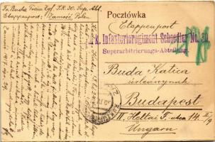 1917 Zamosc, Ucieczka + "K.u.k. Infanterieregiment Schoedler No. 30. Superarbitrierungs-Abteilu...