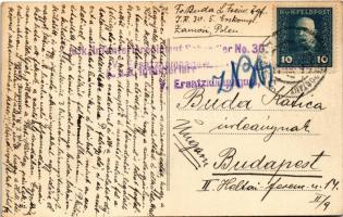 1917 Zamosc, Ul. Ormianska / street + "K.u.k. Infanterieregiment Schoedler No. 30. V. Ersatzkom...