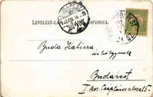 1903 Hrvatska Domovina / Horvát himnusz és zászló / Croatian national anthem and flag (EK)