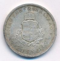 1936. 2P Ag "Liszt" T:2- patina 
Adamo P7.3