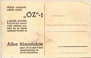 Óz a csodák csodája. Alba filmszínház reklámlapja (Metro Goldwyn Mayer) / The Wizard of Oz. Hungaria...