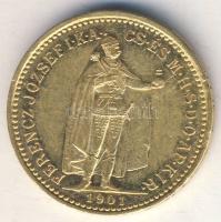 1901. 10K Au 3,3875g T:3 kis ph.