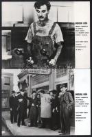 ,,Modern idők" című amerikai filmburleszk, írta, rendezte, zenéjét szerezte és a főszerepet ját...