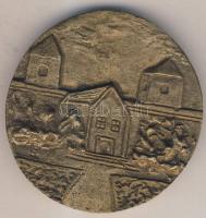 1997. "I. Várpalotai Országos Bélyegkiállítás" szignált Br kisplasztika T:2