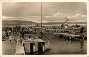 1938 Balatonlelle, strand (EK)