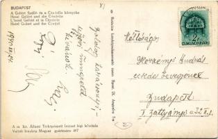 1940 Budapest XI. Gellért szálló és Citadella környéke. A m. kir. Állami Térképészeti Intézet légi f...