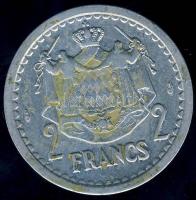 Monaco 1943. 2Fr II.Lajos T:3