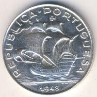 Portugália 1948. 5E Ag "Hajó" T:1/2+